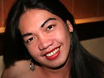 Sexy tranny Jay with wonderful-looking white smile loves having fun with handsome fellows.